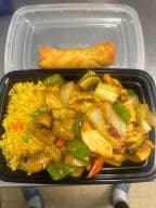 Best C17. Curry Chicken (Combo Meal) in Blue Ash, OH